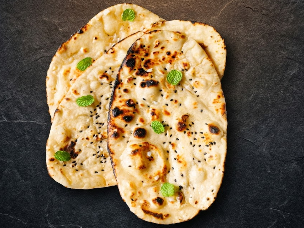 Garlic naan
